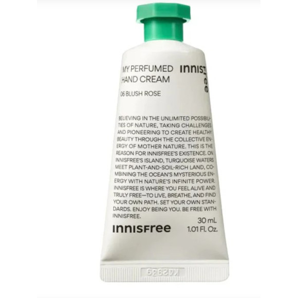 Парфумований крем для рук Innisfree 06 Blush Rose My Perfumed Hand Cream 30 мл - фото №1