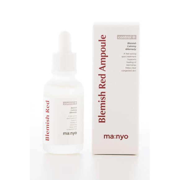 Сироватка антибактеріальна проти запалень Manyo Blemish Red Ampoule - фото №1