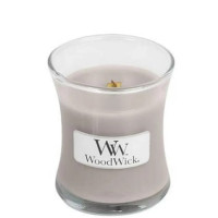 Ароматична свічка з ароматом кедра та тліючого вугілля Woodwick Mini Wood Smoke  - фото №1