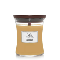 Ароматична свічка з ароматом інжиру та гваякового дерева Woodwick Medium Gilded Sands 275 г - фото №1