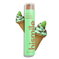 Зубная паста со вкусом мятного шоколада hismile Mint Choc Toothpaste 60g - фото №1