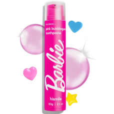 Зубная паста со вкусом жвачки Hismile Barbie Pink Bubblegum Toothpaste 60g - фото №1