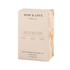 Ознайомчий сет WOW & LOVE WOW REFRESH DISCOVERY SET для комплексного догляду за жирним волоссям 3 х 30 мл - фото №1