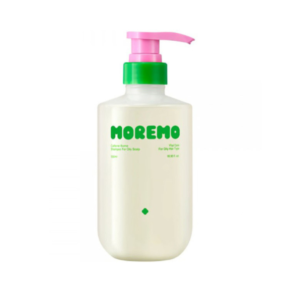 Шампунь проти випадіння волосся для жирної шкіри голови Moremo Caffeine Biome Shampoo For Oily Scalp 500 мл - фото №1
