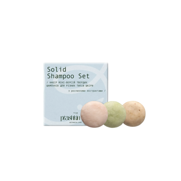 Набір твердих міні-шампунів by Ptashkin Sad Solid shampoo set 30g - фото №1
