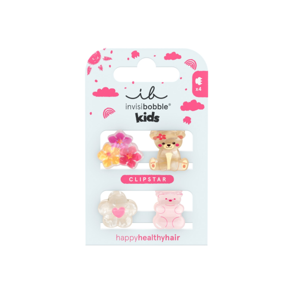 Заколка для волосся invisibobble CLIPSTAR KIDS Bearly Bloomed - фото №1