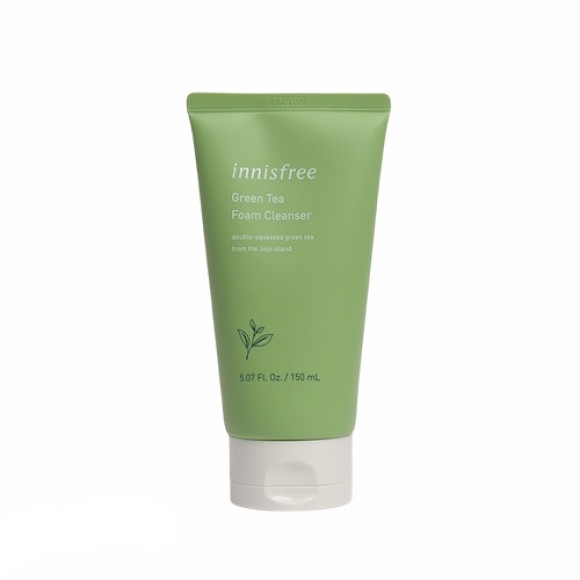 Пінка для вмивання із зеленим чаєм Innisfree green tea foam cleanser 150 мл - фото №1