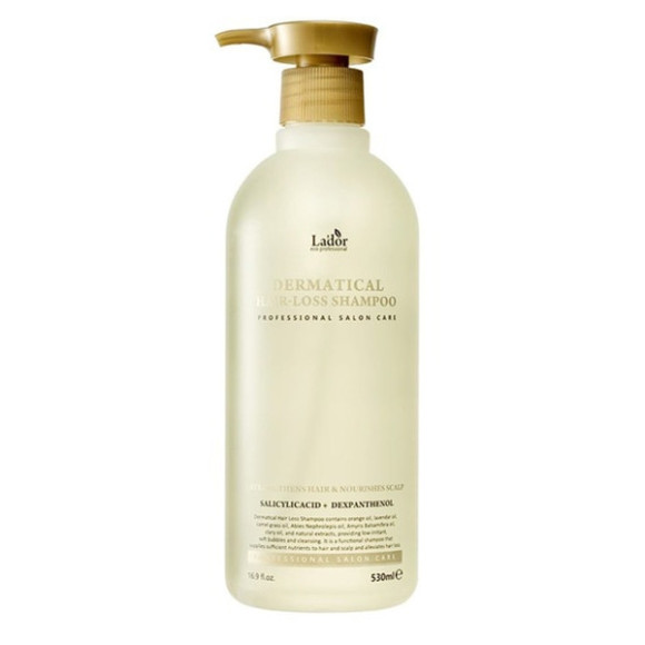 Безсульфатний шампунь проти випадання волосся Lador Dermatical Hair Loss Shampoo - фото №1