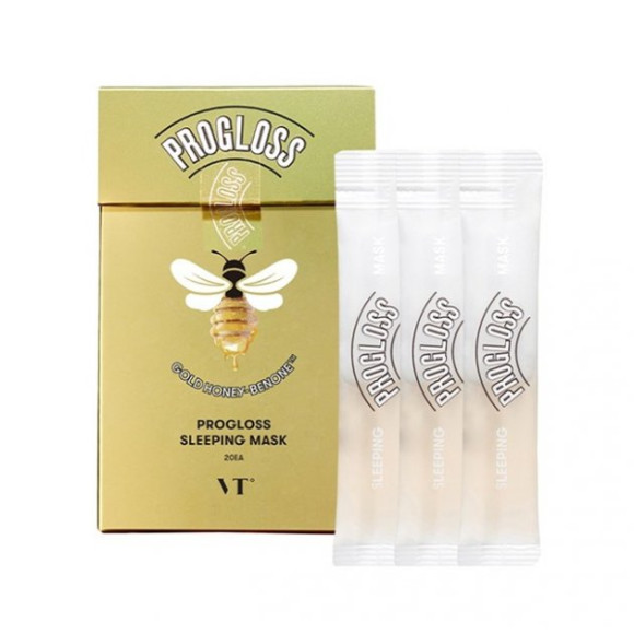 Нічна маска з екстрактом меду та золота VT Cosmetics Progloss Sleeping Mask - фото №1