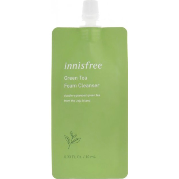 Пінка для вмивання із зеленим чаєм innisfree green tea foam cleanser - фото №1