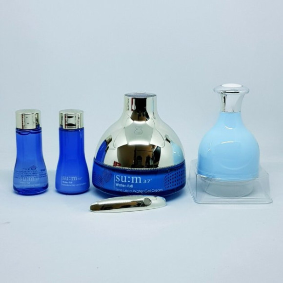 Люкс набір для обличчя з масажером Su:m37 Water-full Time Leap Water Gel Cream Special Set - фото №1