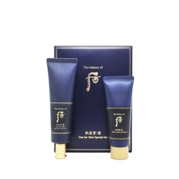 Чоловічий люкс набір для обличчя  The history of whoo Sun for men special set - фото №1