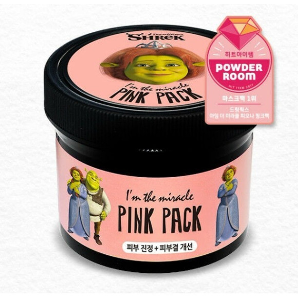 Маска для обличчя Dreamworks Shrek I'm the miracle fiona pink pack - фото №1