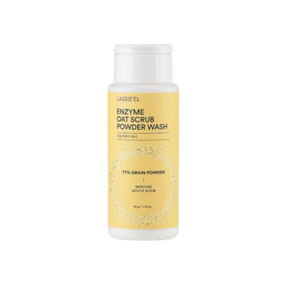 Ензимна пудра для вмивання Lassie'el Enzyme oat scrub powder wash - фото №1
