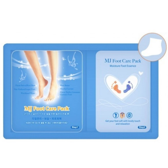 Маска для ніг з гіалуроновою кислотою MJ Care Foot Care Pack - фото №1