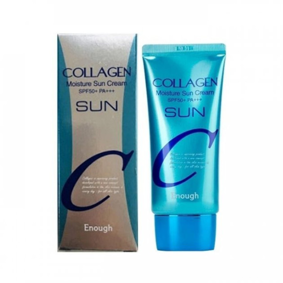 Зволожуючий сонцезахисний крем із колагеном Enough Collagen Moisture Sun Cream SPF 50 - фото №1