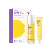 Набір для сяйва шкіри (Серум 50 мл + Маска-плівка 40 мл) Neogen Double Vita Drop In Serum Skin Bright Kit  - фото №1