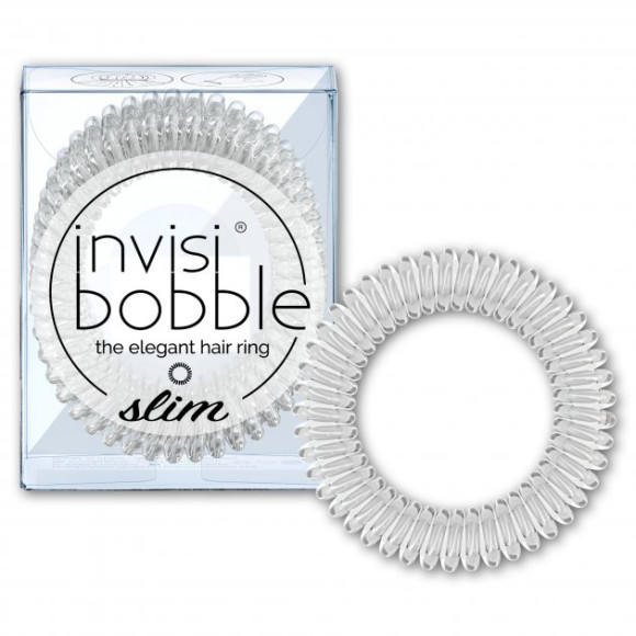 Резинка-браслет для волосся Invisibobble Slim Crystal Clear - фото №1