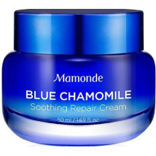 Заспокійливий крем Mamonde Blue Chamomile Soothing Repair Cream - фото №1