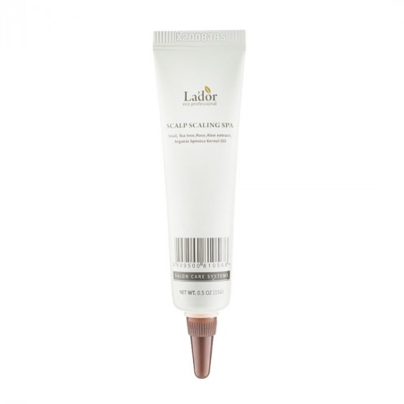 Сироватка-пілінг для шкіри голови La'dor Scalp Scaling Spa Hair Ampoule - фото №1