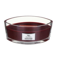 Ароматическая свеча c ароматом бурбона, фруктов и древесины Woodwick Ellipse Elderberry Bourbon - фото №1