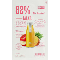 Поновлююча тканинна маска для обличчя Missha Talks Vegan Squeeze Sheet - фото №1