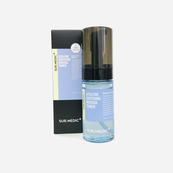 Заспокійливий тонер-мус із азуленом SUR.MEDIC Azulene Soothing Mousse Toner - фото №1