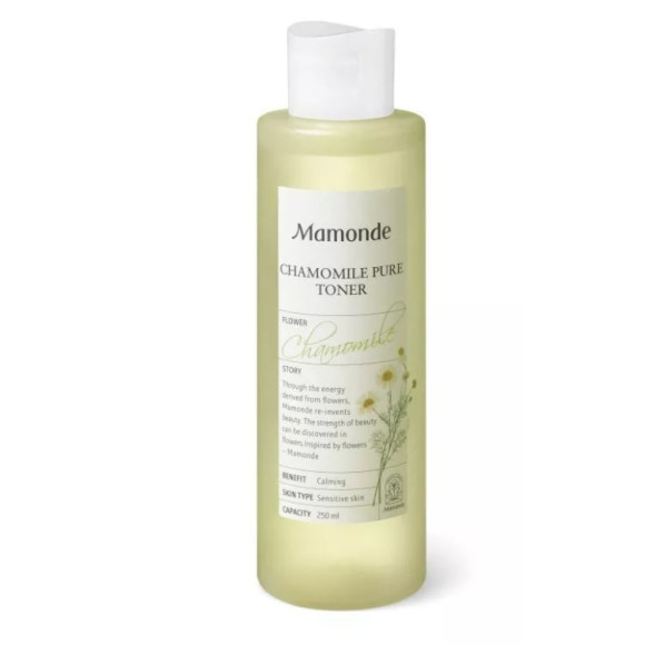 Тонер для чутливої шкіри з екстрактом ромашки Mamonde chamomile pure toner - фото №1