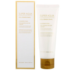 Пінка з екстрактом муцину равлика Missha Super Aqua Cell Renew Snail Cleansing Foam - фото №1