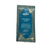 Засіб 2 в 1 для чоловіків MKS ECO Double Hop Men`s 2-in-1 Shampoo & Body Wash Sandalwood Scent 7.4 мл - фото №1