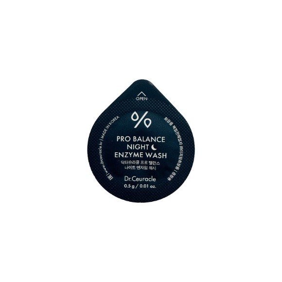 Вечірня ензимна пудра з пробіотиками Dr. Ceuracle Pro-Balance Night Enzyme Wash 0,5 г - фото №1