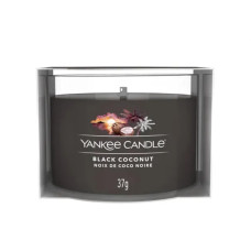 Ароматическая свеча Black Coconut Mini Yankee Candle 37 г - фото №1
