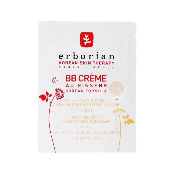BB Крем-догляд з тонуючим ефектом Erborian BB Cream 5 in 1 (Clair) 1,5 мл - фото №1
