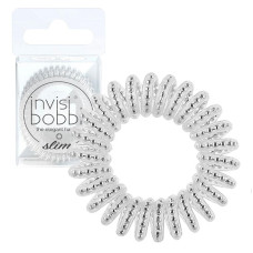 Резинка-браслет для волосся Invisibobble Slim  Mother of Chrome - фото №1