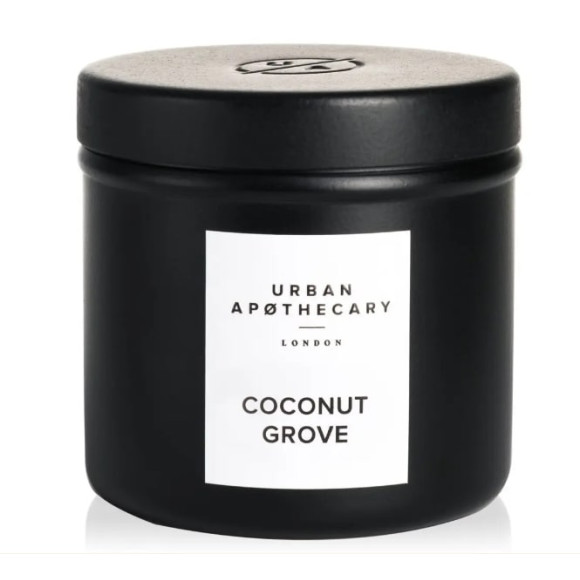 Ароматична travel свічка з ароматами квітів, цитрусових, м'яти і кокоса Urban apothecary Coconut Grove - фото №1