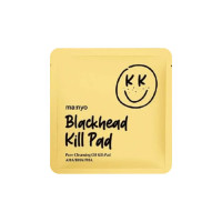 Педи гідрофільні для очищення шкіри з AHA BHA PHA кислотами Manyo Blackhead Kill Pad 1шт - фото №1