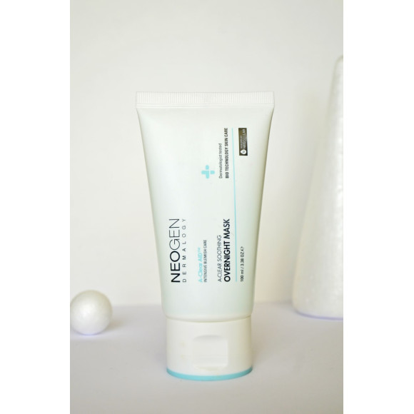 Нічна заспокійлива маска Neogen Dermalogy A-Clear Soothing Overnight Mask - фото №1