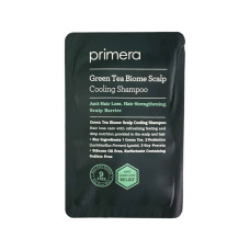 Безсульфатний шампунь проти випадіння волосся Primera Green Tea Biome Scalp Cooling Shampoo  - фото №1