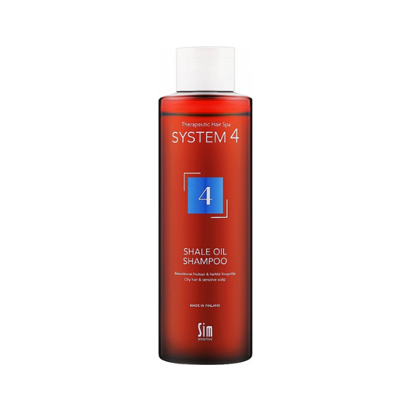 Шампунь №4 для жирної і чутливої шкіри голови Sim Sensitive System 4 Shale Oil Shampoo 250 мл - фото №1
