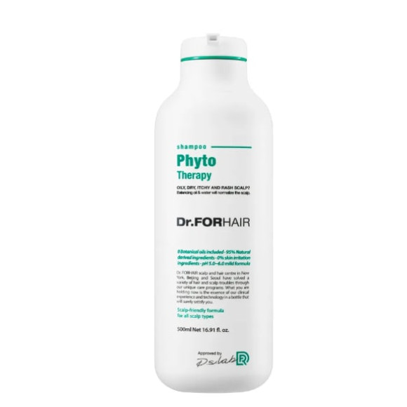 Фітотерапевтичний шампунь для чутливої шкіри голови Dr. FORHAIR Phyto Therapy Shampoo - фото №1