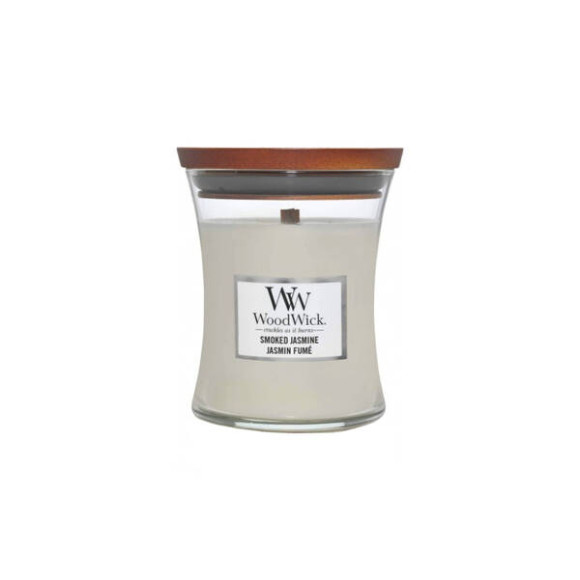 Ароматична свічка з ароматом жасмину Woodwick Mini Smoked Jasmine - фото №1