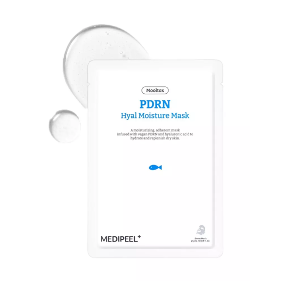 Зволожувальна тканинна маска для обличчя MEDIPEEL Mooltox PDRN Hyal Moisture Mask - фото №1