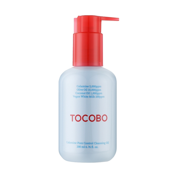 Гідрофільна олія з каламіном для очищення пор Tocobo Calamine pore Control Cleansing Oil 200 ml - фото №1