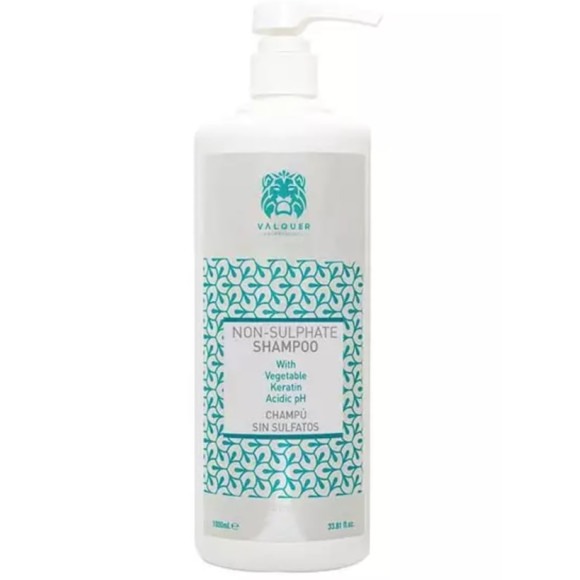 Шампунь для чутливої шкіри голови VALQUER NON-SULPHATE SHAMPOO 1000 мл - фото №1