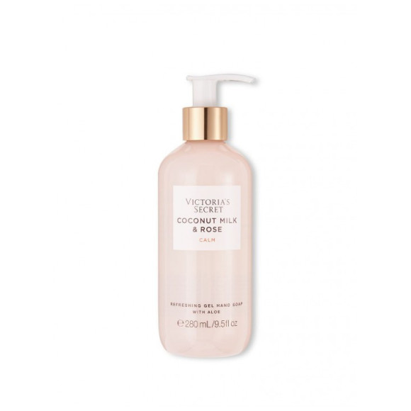Мило для рук Victoria's Secret Coconut Milk & Rose Refreshing Gel Hand Soap 280 мл - фото №1