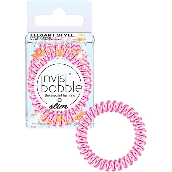 Резинка-браслет для волосся Invisibobble SLIM Time To Shine La Vie en Rose - фото №1