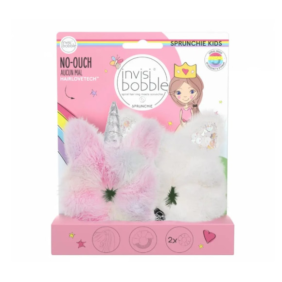 Резинка-браслет для волосся invisibobble SPRUNCHIE KIDS BunnyCorn - фото №1