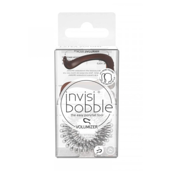 Набір для створення об'ємних пучків Invisibobble Volumizer Pretty dark - фото №1