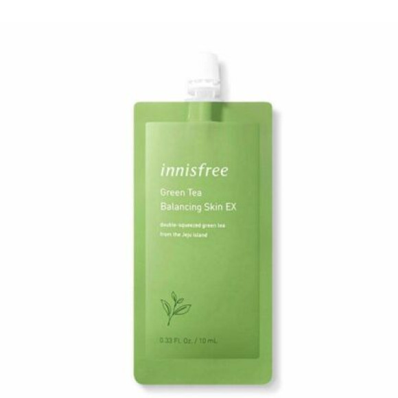 Тонер з екстрактом зеленого чаю Innisfree Green Tea Balancing Skin ex - фото №1