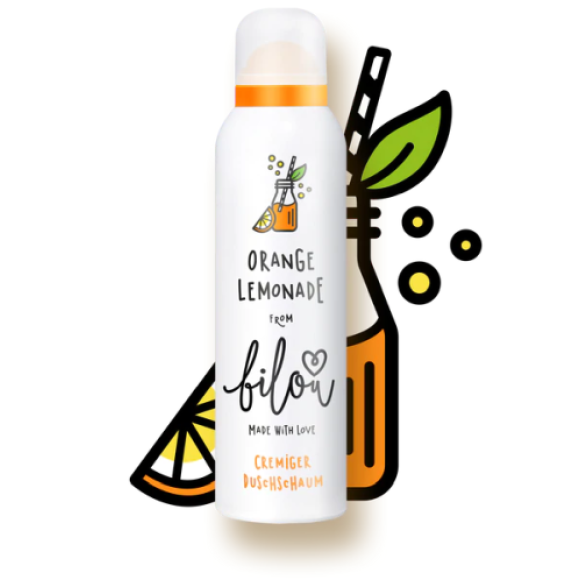 Пінка для душу «Апельсиновий лимонад» Bilou Orange Lemonade Shower Foam 200 мл - фото №1